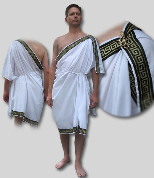 Ancient Greek Chiton with Trim – Garb the World Ancient Greek Chiton with Trim – Garb the World
