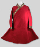 Custom-Made Mongolian Coat with Trim - Garb the World