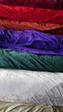 Fabric - Panne Velvet 60 inches wide sold by the Yard - Small Business in the USA - Garb the World