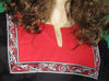 T-tunic Black and Red with Red Celtic Dog Trim - Garb the World