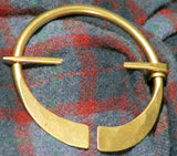 Brass Penannular Brooch - Garb the World
